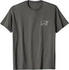 The Pocket Patch Badge Apparel Co Bear Badge T-Shirt - Asphalt Grey