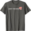 Crazy Fun Designs - Animals What The EIEIO - Farm Pig - T-Shirt T-Shirt - Asphalt Grey