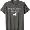 Horse Racing Derby Designs Preakness Horse Racing Shirts for Men, Stakes Apparel Tee T-Shirt - Asphalt Grey