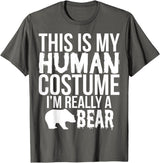 'I'm Really a Bear' Human Costume T-Shirt