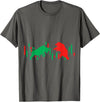 Bull vs Bear Stock Market Investor Shop Bull vs Bear Stock Market Investor Wall Street T-Shirt - Asphalt Grey