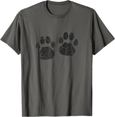 Mountain Lion Distressed Print - Vintage T-Shirt