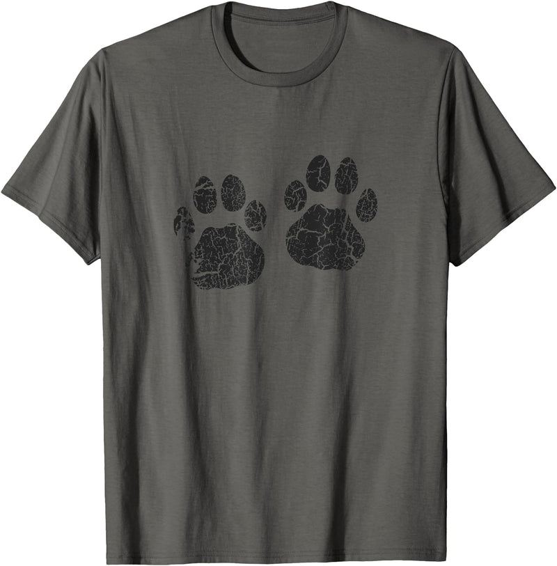 Vintage Mountain Lion Clothing Mountain Lion Distressed Print - Vintage Mountain Lion T-Shirt - Asphalt Grey