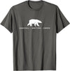 Churchill Polar Bear Shirts & Gifts Churchill Manitoba Canada Polar Bear T-Shirt - Asphalt Grey
