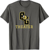 Buffalo Gap High School, Swoope, VA 24479 Buffalo Gap High School Bison Theater T-Shirt - Asphalt Grey