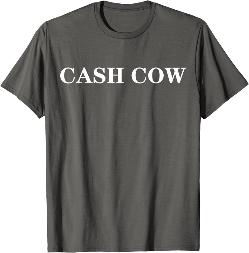 cash cow shirt Cash Cow T-Shirt - Asphalt Grey