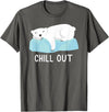 Eisbär Klimawandel Geschenkidee Funny Polar Bear North Pole Polar Bear Love Climate Change T-Shirt - Asphalt Grey