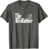 The Birdfather Bird Owner Dad Funny Gifts Funny Bird Owner Gift The Birdfather T-Shirt - Asphalt Grey