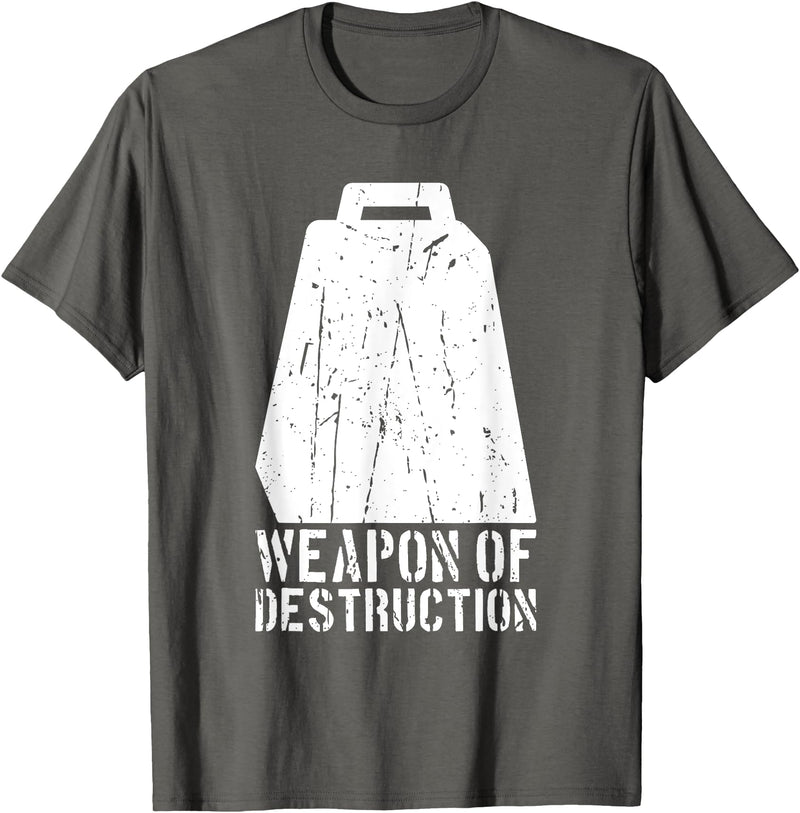 Blue Cowbell More Cowbell Costume Cow Bell More Cowbell Vintage Funny Drummer Cowbell Funny T-Shirt - Asphalt Grey