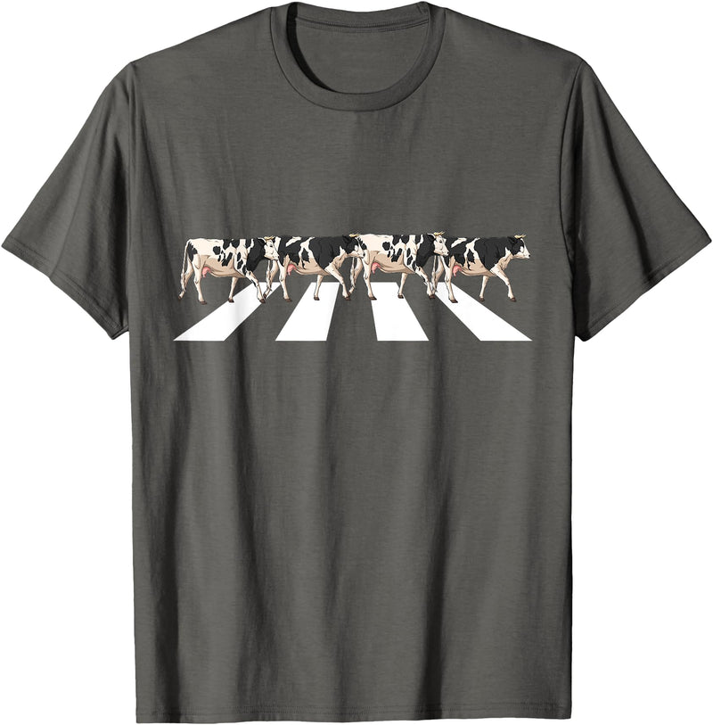 Funny Cow Shirt Women Men Girls Kids Boys Gifts Funny Crosswalk Cows Farming farm Cow Girl Boy Women Men Kid T-Shirt -