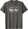 Gay Bear Pride T-Shirts Bear Periodic Table - Gay Bear Pride T-Shirt T-Shirt - Asphalt Grey