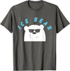Global Warming Awareness Arctic Winter Ice Ice Bear with Sunglasses Polar Bear Plunge T-Shirt - Asphalt Grey