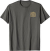 THE LION AND THE UNICORN OF THE UNITED KINGDOM UNITED KINGDOM UK COAT OF ARMS LION AND UNICORN SYMBOL T-Shirt - Asphalt Grey