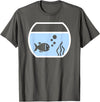 Fish aquarium T-Shirt - Asphalt Grey