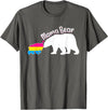 Mama LGBT . Mama Bear LGBT Pansexual Pride T-Shirt - Asphalt Grey