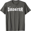 Dadster Matching Family Mom Dad Halloween Party Retro Vintage Dadster Couple Matching Family Mom Halloween T-Shirt - Asphalt