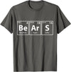 Periodic Tees Co. Bears (Be-Ar-S) Periodic Table Elements Shirt T-Shirt - Asphalt Grey