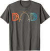 Unique Fishing Gift Fisherman Accessories & Stuff Funny Fishing Dad Art For Dad Men Father's Day Fishing Lover T-Shirt - Asphalt Grey
