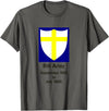 Bear Cave Designs British 8th Army, WW2, Desert Rats T-Shirt - Asphalt Grey