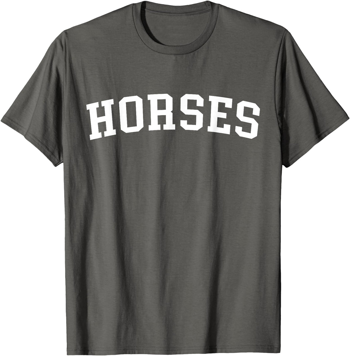 Horses - Style Horses T-Shirt - Asphalt Grey
