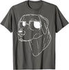 Funny Dog Lovers Gifts Labrador Retriever Dog T-Shirt - Asphalt Grey