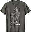 Viking Bear Warrior Lover Shirts Viking Bear Warrior Polar Brown Bear Berserkers T-Shirt T-Shirt - Asphalt Grey