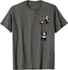 Kawaii Clothes - Anime Merch - japanese streetwear Kawaii Clothes Baby Panda Bear Pocket Panda T-Shirt - Asphalt Grey