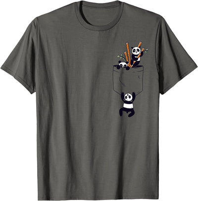 Kawaii Clothes Baby Panda Bear Pocket Panda T-Shirt