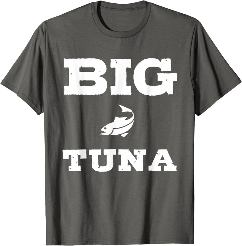 Pioneer Outdoor Tees Funny Nickname Office Tuna Fish - Big Tuna T-Shirt - Asphalt Grey