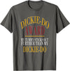 Dickie-Do Award My Tummy Sticks Out Further Than Quote T-Shirt - Asphalt Grey