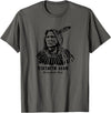 Nebraska Statue Oklahoma Court Standing Bear Ponca Tribe T-Shirt - Asphalt Grey