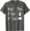 Cute Math Gifts Calculus Nerd Accessories & Stuff Funny Math Teacher Art For Men Women Cow Milk Cheese Formula T-Shirt -