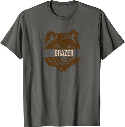 Grazer Bear design fat brown grizzly fan beartober week 2023 T-Shirt