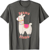 Cute Llama Shirts Drama Llama T-Shirt for Adults and Kids T-Shirt - Asphalt Grey