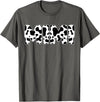 Family Matching Gifts Cow Mimi Cow Print Cow Pattern Mother's Day T-Shirt - Asphalt Grey