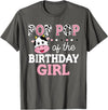 Cow Birthday Shirts For Family Men Women Cow Lover Pop Pop of The Birthday Girl Shirt Farm Cow Grandpa 1st T-Shirt - Asphalt