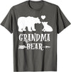 Grandma Bear Shirt, Bear Family Shirt, Grandmother Shirt T-Shirt - Asphalt Grey