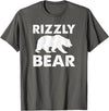 Rizz Meaning Tees Rizzly Bear T-Shirt - Asphalt Grey
