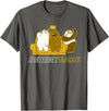 Cartoon Network We Bare Bears Grizz Panda Ice Bear Internet Famous T-Shirt - Asphalt Grey