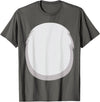 Lazy Cheap DIY Halloween Last Minute Costume Ideas Raccoon Belly Costume Furry Cartoon Racoon Stomach Grey T-Shirt - As