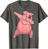 Pig Gift Pig Lover Stuff & Pig Novelty Accessories Cute Pig Art For Men Women Kids Livestock Farming Pig Lovers T-Shirt - Asphalt Grey
