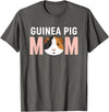 Cavy Mom Designs FarmAnimal Guinea Pig Mom Cavy Owner Mom Design T-Shirt - Asphalt Grey