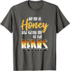 Bear Community - Schwule Bären CSD Dip me in Honey - CSD Gay Bears T-Shirt - Asphalt Grey