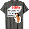 Funny Back to School Sorry My Guinea Pig Ate My Homework School Funny Guinea Pig T-Shirt - Asphalt Grey