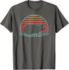 Guinea Pig Graphic Art Designs Guinea Pig Lover Animal Retro Vintage 80s Style T-Shirt - Asphalt Grey