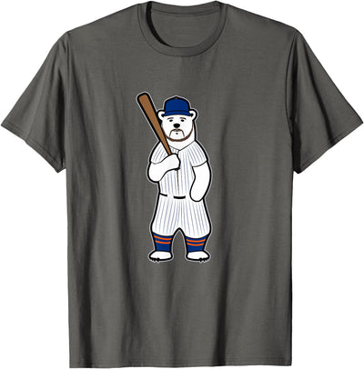 GrafixJoker Baseball Polar Bear Pete T-Shirt