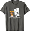 Cute Rabbit Bunny Stop Animal Testing Funny Kawaii T-Shirt in Asphalt Grey