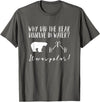 Gifts for Chemistry Majors Science Teacher Pun Tee Chemistry Joke T-shirt Polar Water Funny Science Teacher Tee T-Shirt - Asphalt Grey