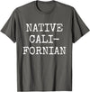 Native Californian T-Shirt - Cali California Bear Apparel T-Shirt - Asphalt Grey