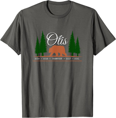 Otis Champion fat brown grizzly bear fan beartober week 2023 T-Shirt